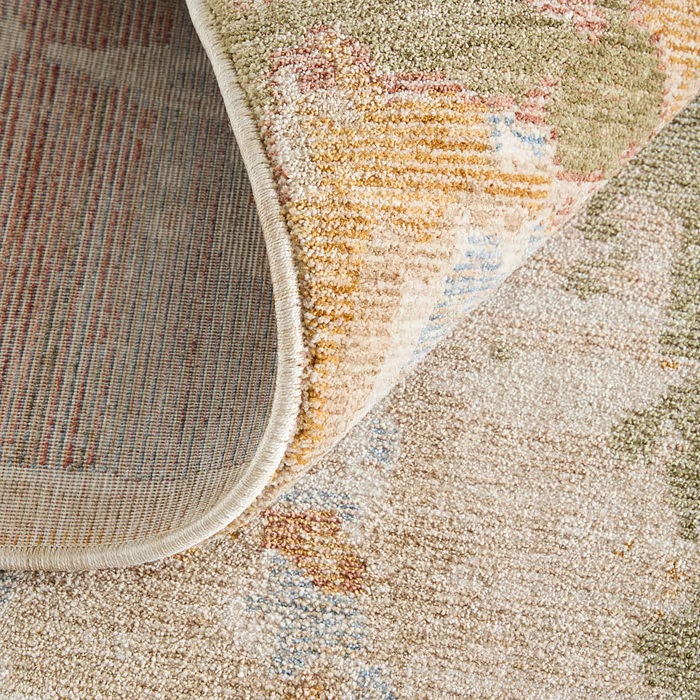 Contemporary Rugs & Transitional Rugs Pearson 39SRF Ivory - Beige & Green Machine Made Rug