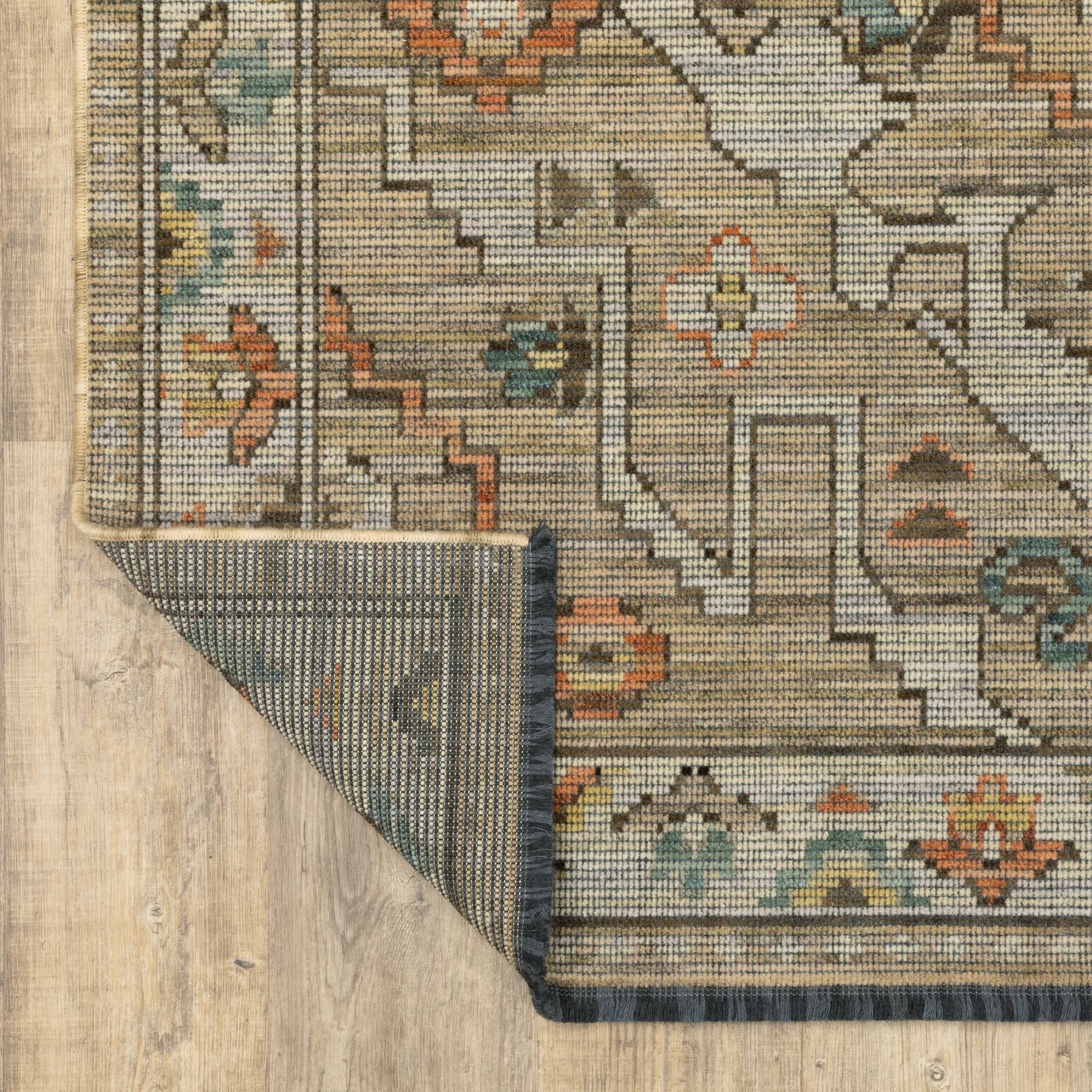 Antique Style Rugs Legacy LGY08 Ivory - Beige Machine Made Rug