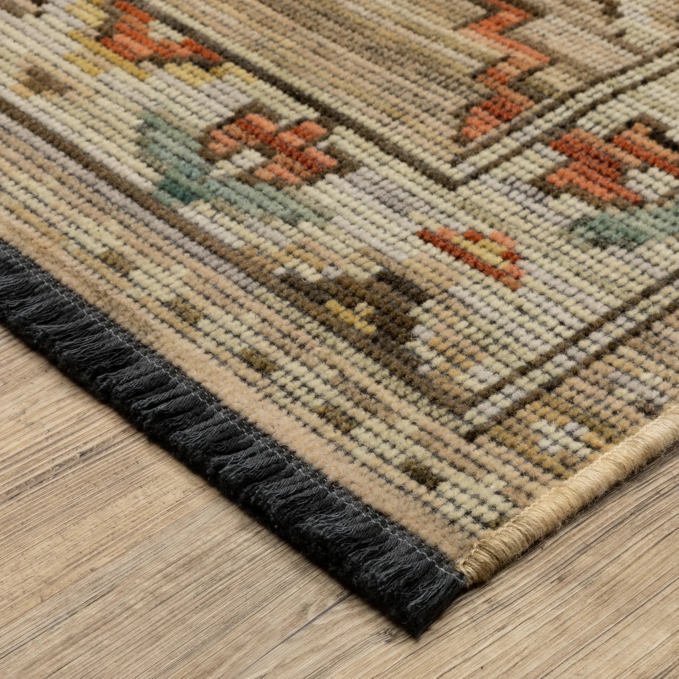 Antique Style Rugs Legacy LGY08 Ivory - Beige Machine Made Rug