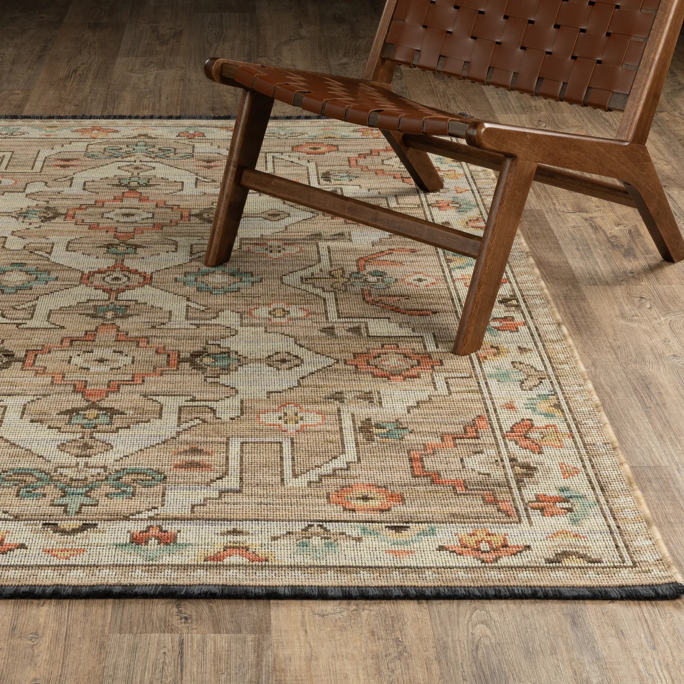 Antique Style Rugs Legacy LGY08 Ivory - Beige Machine Made Rug