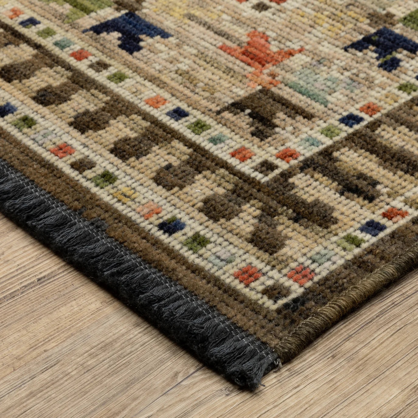 Antique Style Rugs Legacy LGY09 Lt. Brown - Chocolate & Ivory - Beige Machine Made Rug