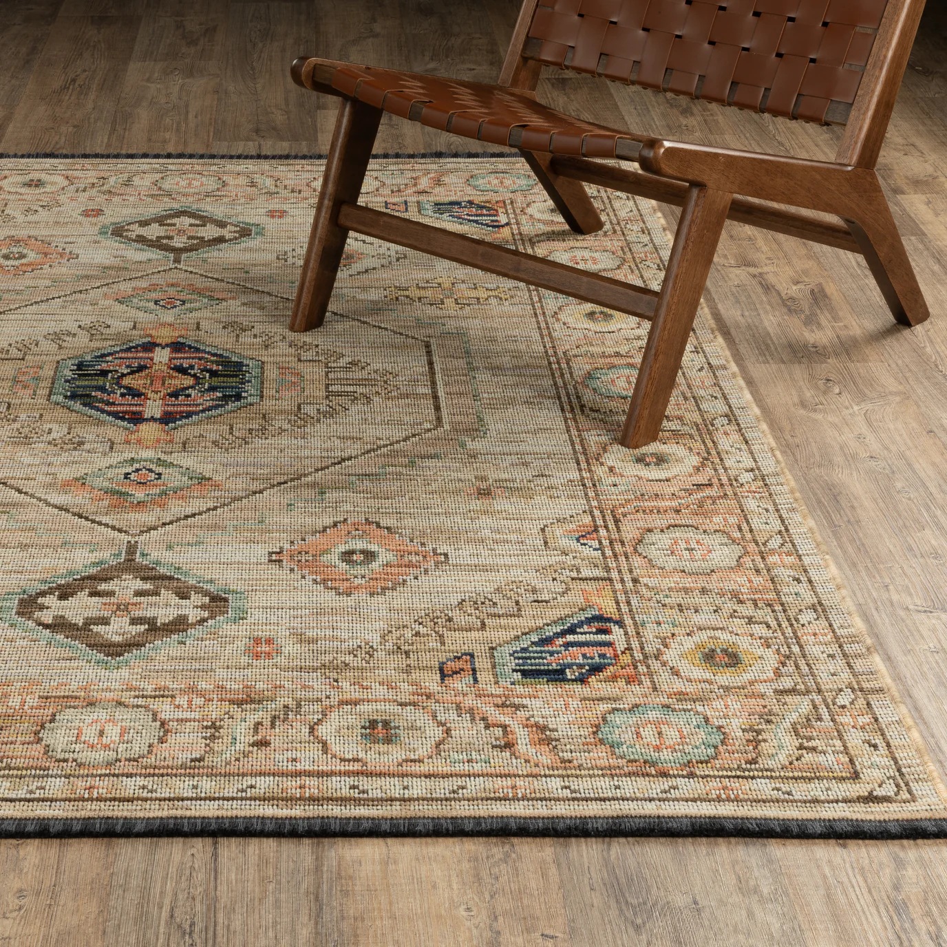 Antique Style Rugs Legacy LGY11 Ivory - Beige Machine Made Rug