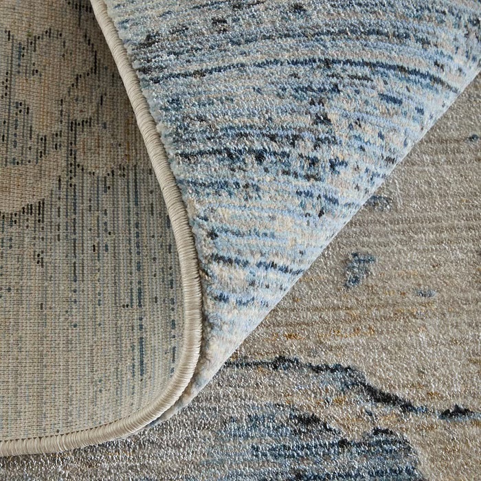 Contemporary Rugs & Transitional Rugs Sonora 39U9F Blue/Beige Lt. Blue - Blue & Ivory - Beige Machine Made Rug