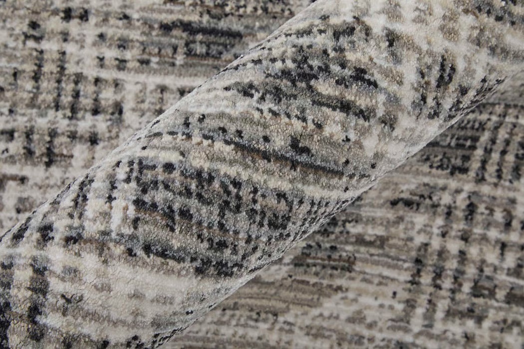 Contemporary Rugs & Transitional Rugs Sonora 39NYF Gray/Ivory Lt. Grey - Grey & Ivory - Beige Machine Made Rug