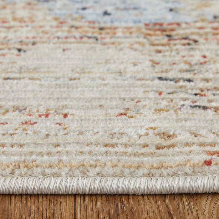 Contemporary Rugs & Transitional Rugs Sonora 39NWF Ivory/Blue Ivory - Beige & Lt. Blue - Blue Machine Made Rug