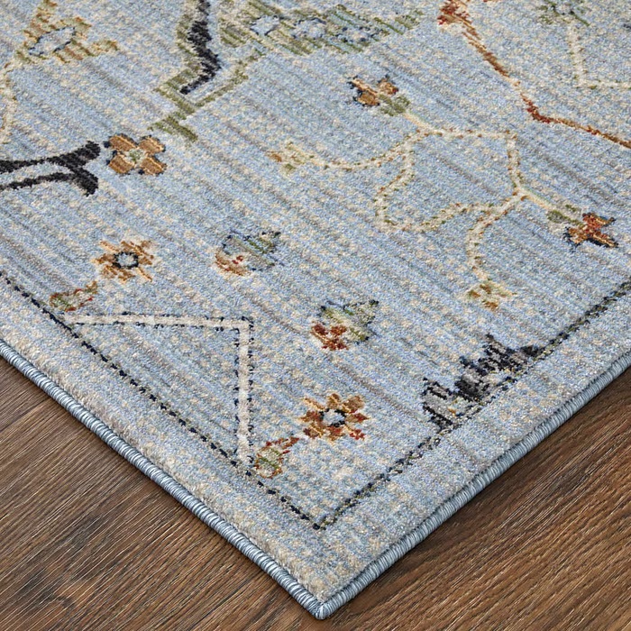 Oushak Rugs Melrose 39P4F Blue/Multi Lt. Blue - Blue & Multi Machine Made Rug