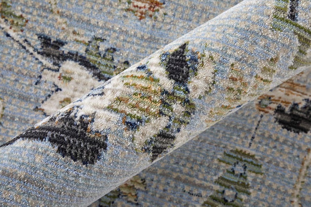 Oushak Rugs Melrose 39P4F Blue/Multi Lt. Blue - Blue & Multi Machine Made Rug