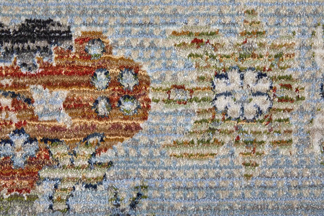 Oushak Rugs Melrose 39P4F Blue/Multi Lt. Blue - Blue & Multi Machine Made Rug