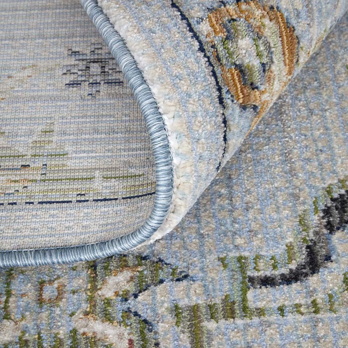 Oushak Rugs Melrose 39P4F Blue/Multi Lt. Blue - Blue & Multi Machine Made Rug