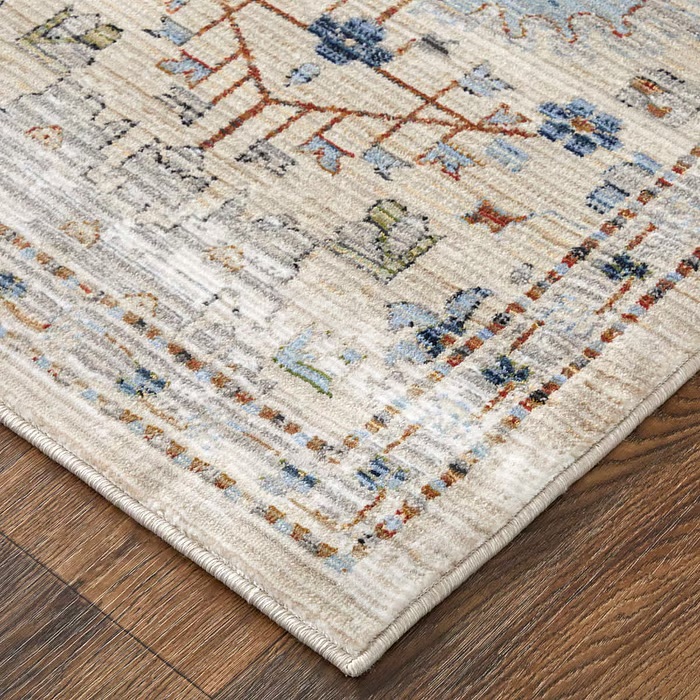 Oushak Rugs Melrose 39P5F Beige/Multi Ivory - Beige & Multi Machine Made Rug