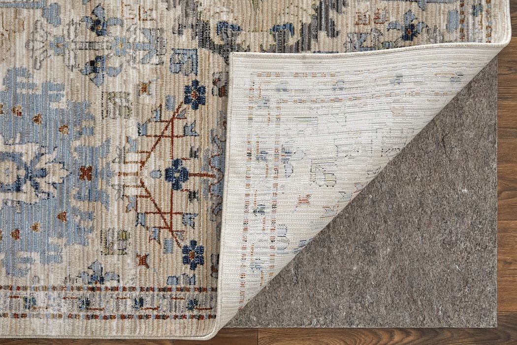 Oushak Rugs Melrose 39P5F Beige/Multi Ivory - Beige & Multi Machine Made Rug