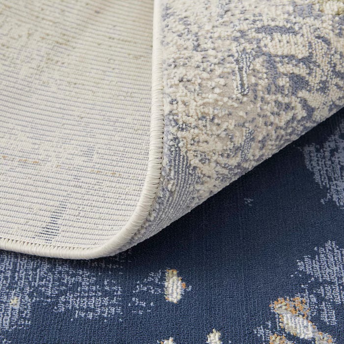 Contemporary Rugs & Transitional Rugs Clio 39K1F Blue/Ivory Lt. Blue - Blue & Multi Machine Made Rug