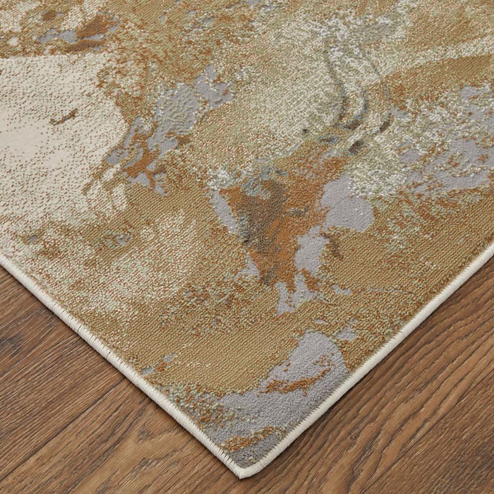 Contemporary Rugs & Transitional Rugs Clio 39K1F Brown/Beige Lt. Brown - Chocolate & Ivory - Beige Machine Made Rug