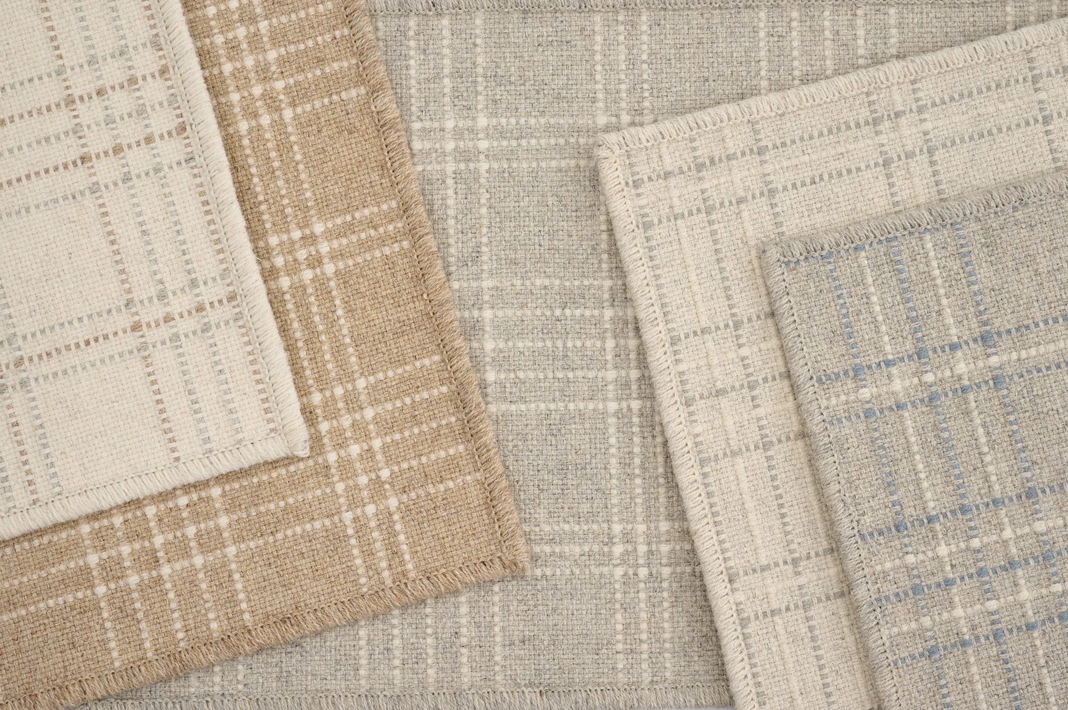 Custom Rugs, Runners & Rounds Pristine Plaid New Wave Collection Other Flat weave Rug