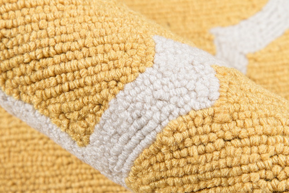 Contemporary Rugs & Transitional Rugs GEO GEO-04YEL Lt. Gold - Gold & Ivory - Beige Hand Tufted Rug