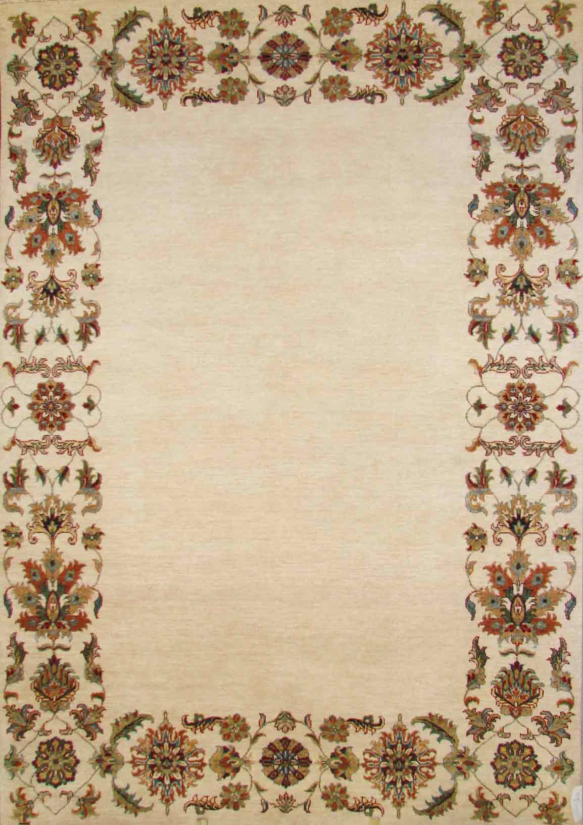 Traditional & Oriental Rugs SULTAN 16580 Ivory - Beige Hand Knotted Rug