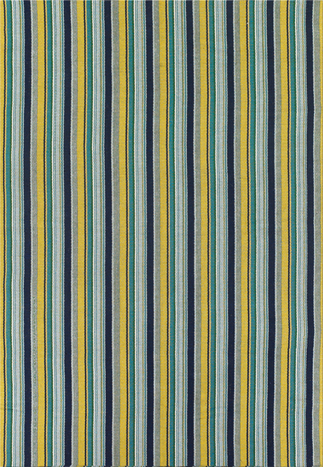 Solid & Stripe Rugs BAR HARBOR 0495-0095 Multi Flat weave Rug