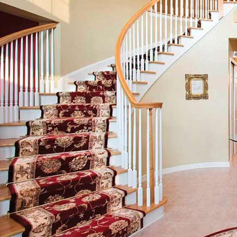 Runner Rugs Stair Installation Is Done Be Professionals Curved Steps Runner Rugs
